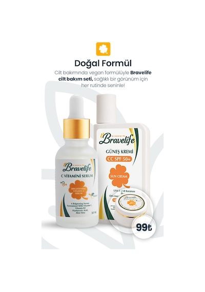 Nemlendirici Besleyici Aydınlatıcı Aloe Vera Vegan C Vitamini Serum Güneş-koruyucu Krem-besleyici Dudak Balm