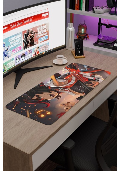 Xinyan Genshin Impact Anime Oyuncu V2 - 70x30 Xl Gaming Mouse Pad Fare Altlığı