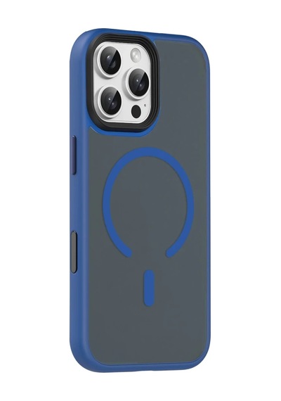 Joko Apple Apple Uyumlu iPhone 16 Pro Max Megane Magsafe Kapak - Lacivert 0.2M-Çok Renkli
