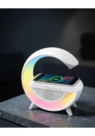 Kablosuz Şarjlı Bluetooth Hoparlör Gece Lambası Xuczzzgoogledijital-3
