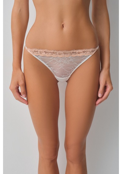 Suwen Monica Dantelli G-string Külot Wsl10210089036 Ekru