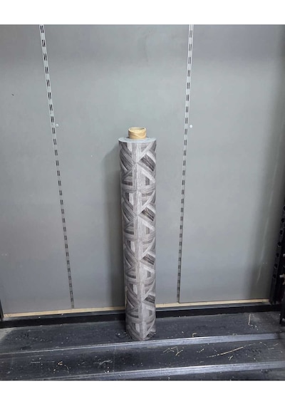 Yer Zemin Döşemesi Kaplaması Yanmaz Soba Altı Pvc Yer Muşambası - Isı Yalıtımlı Parke Koruyucu 100 X 100 / Kahverengi