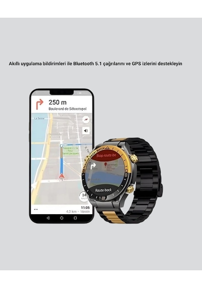 Mey İthalat Amoled Ekran Akıllı Saat Uyku Nabız Adım Ölçer Su Geçirmez Yeni Nesil