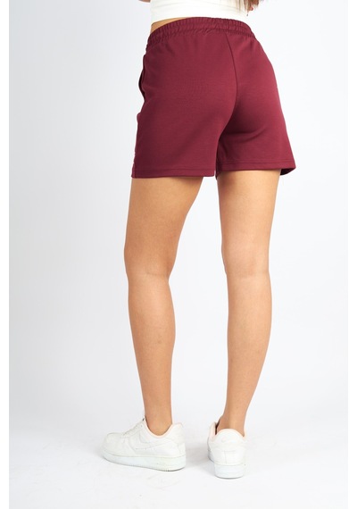 Soft&Basic Bordo Modal Rahat Kumaş Şort Bordo