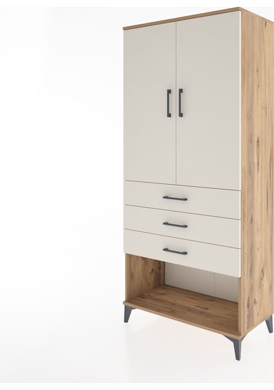 Hyperion Dolap 3 Raflı 3 Çekmeceli 2 Kapaklı 88x44x195 Çam-ay... Çam Hyperion Dolap 3 Raflı 3 Çekmeceli 2 Kapaklı 88x44x195 Çam-ay... Çam