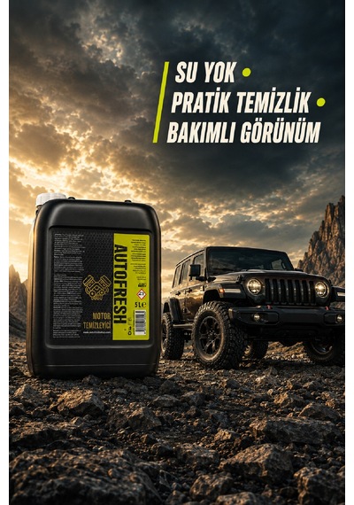 Araç Susuz Motor Yağ Kir Temizleyici Ve Parlatıcı 5lt - Sünger