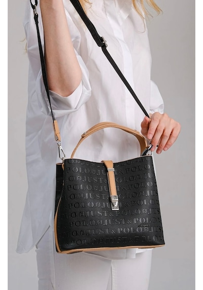 Just Polo Günlük Kombinlere Uygun Kadın Omuz Çantası Taba Siiyah 23443068