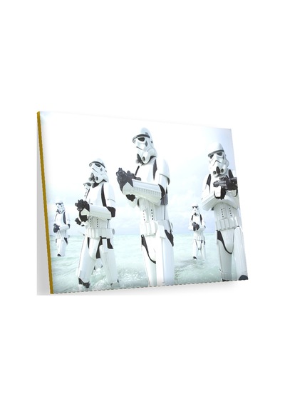 Cakasepetim Star Wars Rogue One Stormtroopers Beyaz Ahşap Mdf Tablo