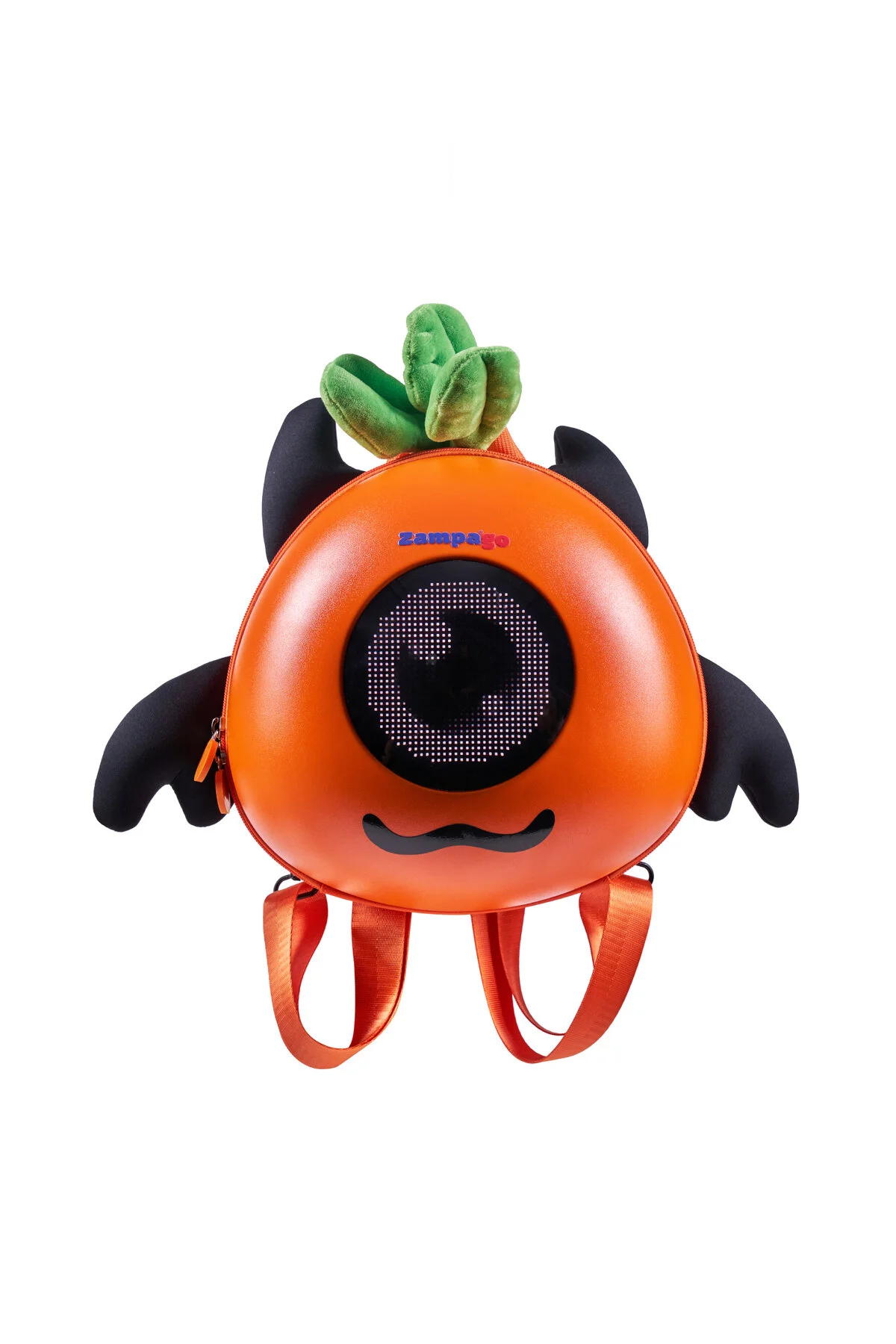 Zampago Carrot Led Işıklı Çocuk Sırt Çantası - 10.000 Mah Powerbank Hediyeli Turuncu