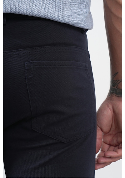 İmza Lacivert Yan Cep Örme Slim Fit Casual Pamuklu 5 Cep Pantolon 1003260906 İmza Lacivert Yan Cep Örme Slim Fit Casual Pamuklu 5 Cep Pantolon 1003260906