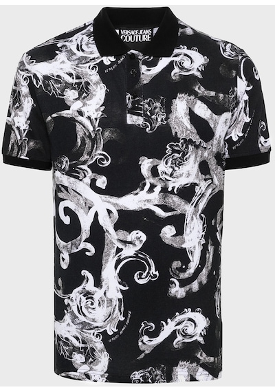 Versace Jeans Couture Erkek Polo Yaka T Shirt 76gag6s0 Js286 899 Siyah