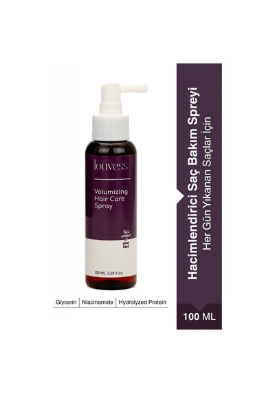 Louvess Glycerin Niacinamide Wheat Protein İçerikli Hacimlendirici Saç Bakım Spreyi 100 ML
