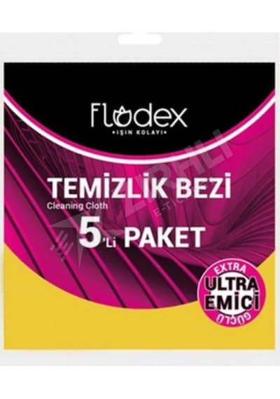 4 Adet Flodex Temizlik Bezi 5'li Renkli