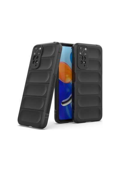 Xiaomi Redmi Note 11s İçin Kılıf Oslo Prime Siyah Redmi Note 11s İle Uyumlu Kılıf - Siyah