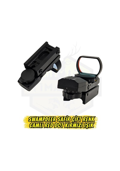 Swampdeer Safir Çift Renk Camlı Red Dot - 4 Farklı Nişangahlı Pr Çok Renkli