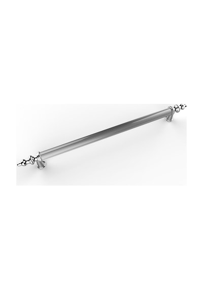 Tuana Rustik Alüminyum Metal Lüks Modern Mobilya Çekmece Mutfak Dolabı Kulpu Krom 224mm Krom