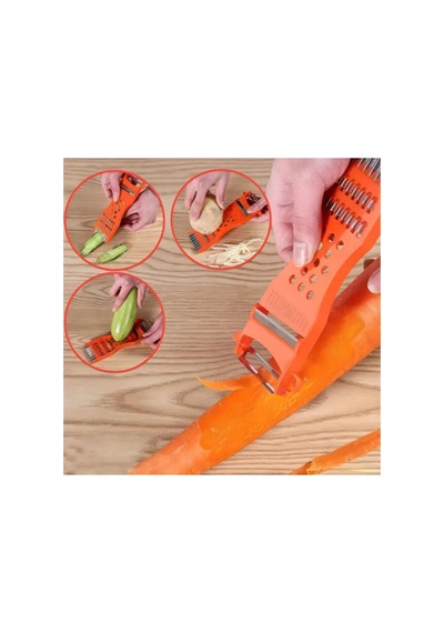 Çok Fonksiyonlu Rende - Jülyen Doğrama - Soyacak - Plastik Çok Renkli