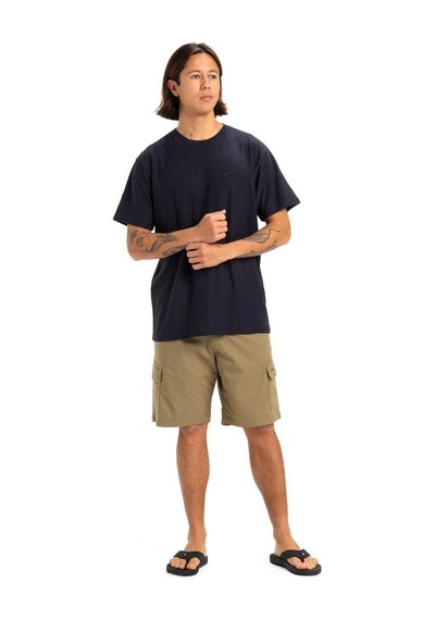 Quiksilver Slub Roundneck Erkek T-shirt-29751 Lacivert