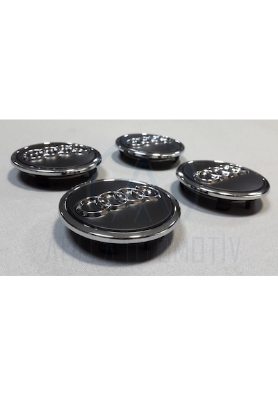 4 X Audi A3 8P 8V 2003-2013 Çelik Jant Göbegi 68Mm Takim Siyah 377522391