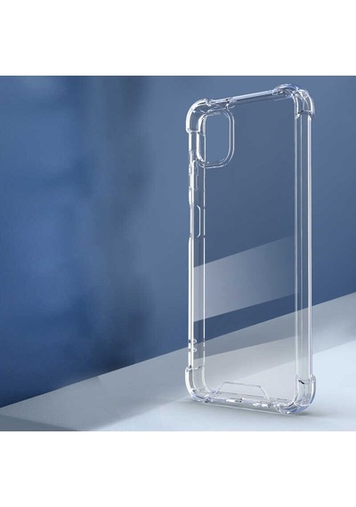 Galaxy Uyumlu A04 Kılıf Nitro Anti Shock Silikon - Renksiz Renksiz Renksiz