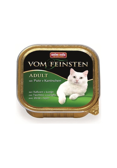 Animonda Vom Feınsten Hindi ve Tavşan Etli Pate Yetişkin Kedi Maması 100 G