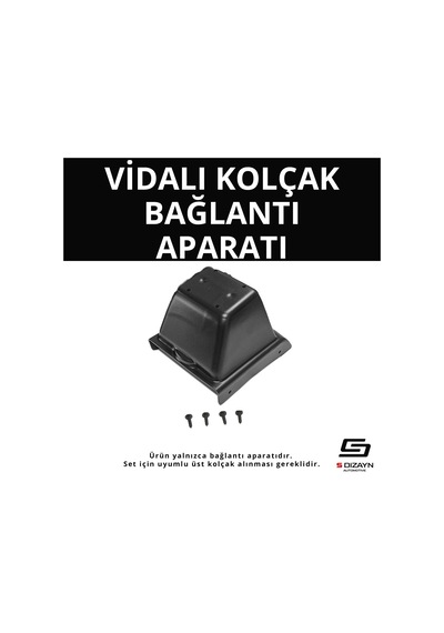 S-dizayn Vw Polo 5 Abs Vidalı Kol Dayama Kolçak Alt Adaptör 2009-2017 A+kalite