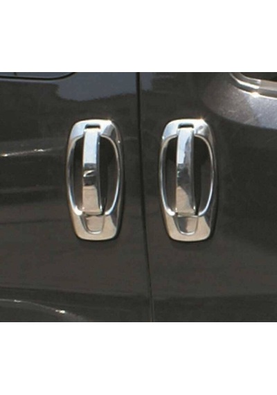 Fiat Doblo Krom Kapı Kolu 4 Kapı 8 Parça Set 2010-2014   Arası