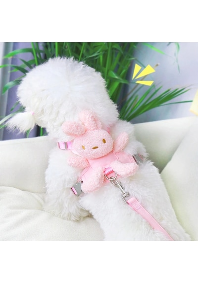 River World Köpekler İçin Göğüs Tasma Seti Peluş Ayıcıklı Çok Renkli