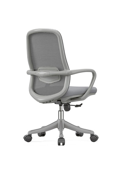 Ofisbazaar Lavander Fileli Çalışma Koltuğu Ergonomik Şef Ve Toplantı Koltuğu Gri Gri