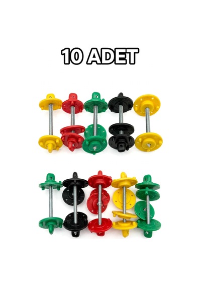 Bahadır Outdoor 10 Adet Renkli Küspe Aparatı