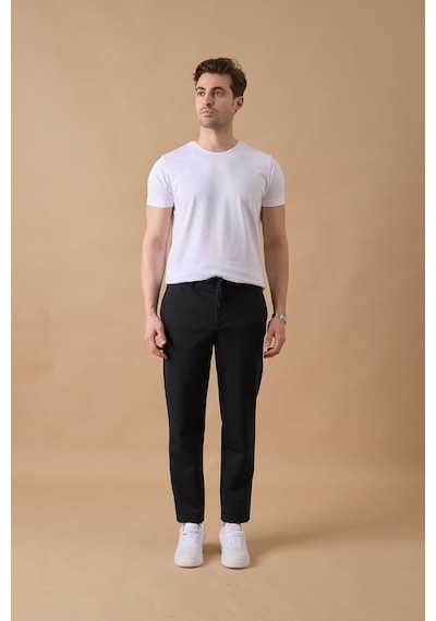 Braccas Erkek Regular Fit Orta Bel Düz Paça Lacivert Pantolon Lacivert
