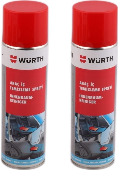 Würth Araç Içi Temizleme Spreyi 500 Ml X 2Adet Skt 01/2023