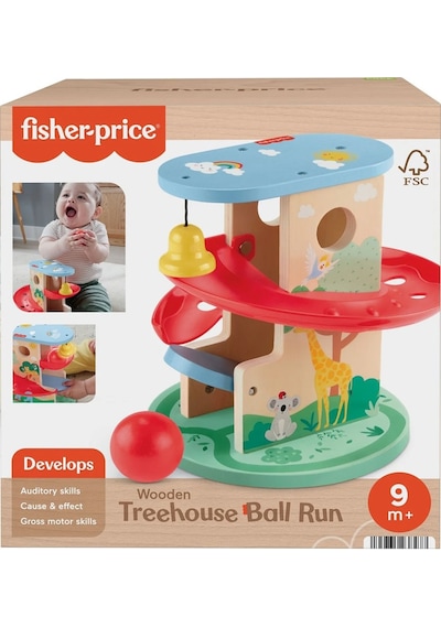 Fisher-price Ahşap Ağaçev Top Kaydırağı Hxt92