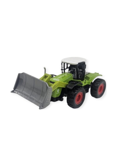 Farm Mini Oyuncak Traktör - 14 Cm Geniş Kepçeli Dozer Çiftlik Aracı