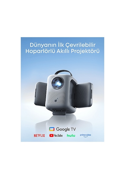 Anker Soundcore Nebula P1ı D2200 Akıllı Taşınabilir Projeksiyon Cihazı Siyah