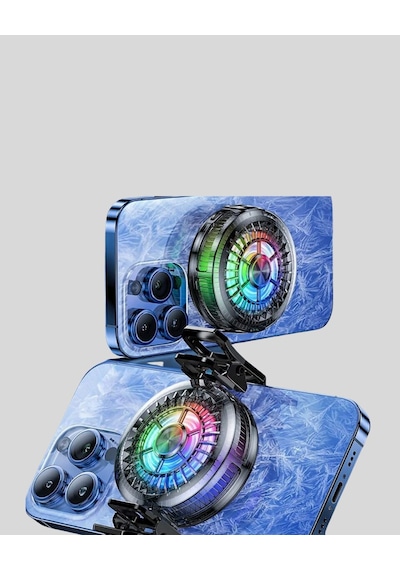 Northcity Rgb Işıklı Telefon Soğutucu Fan - Oyunlarda Sessiz Ve Maksimum Performans