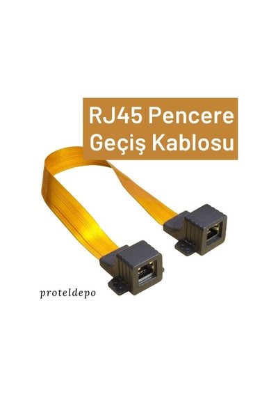 Irenis Rj45 Ethernet Pencere Geçiş Kablosu 10 Mbps