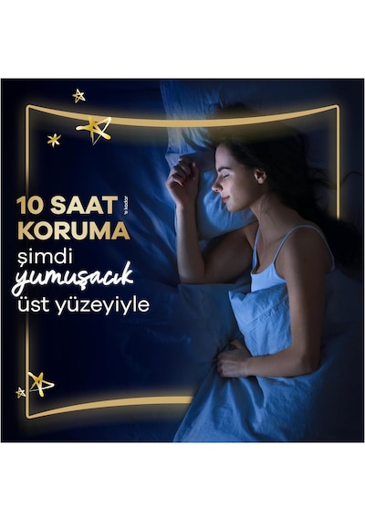 Orkid Ultra Hijyenik Ped Gece Ekstra Boy 4 10 Adet Ped 3 Paket