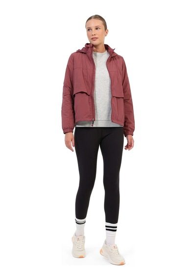 Lumberjack Foldown Kadin Mont - Bordo
