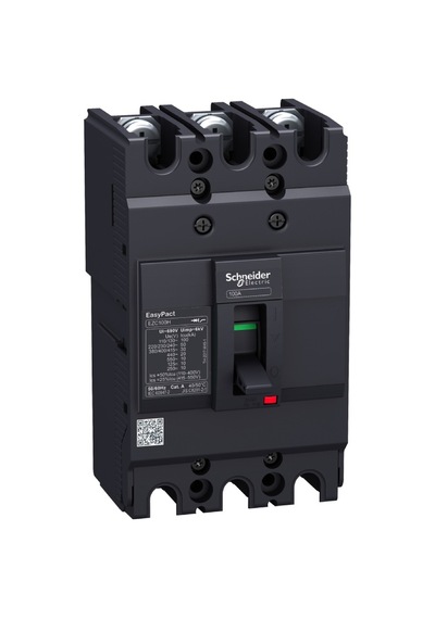 Schneider Ezc100H3075, 75 Amper, 30 Ka, 3 Kutuplu, Kompakt Şalter