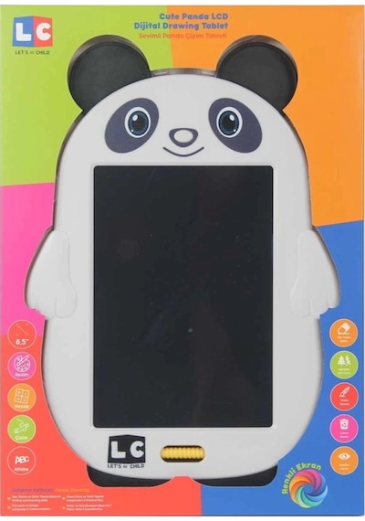 Lc Sevimli Panda Çizim Tableti 22 Cm