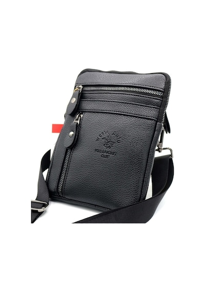 West Polo Mini Postacı Erkek Omuz Çantası - Küçük Model Askılı Ça (461377625)-Siyah