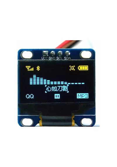 0.96'' 128x64 Oled Grafik Lcd Ekran Mavi 28675464