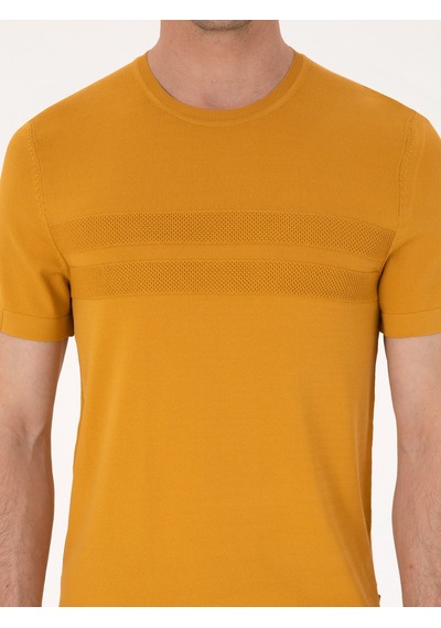 Cacharel Hardal Slim Fit Kazak Sarı
