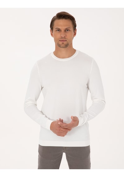 Pierre Cardin Erkek Ekru Kazak /triko 50316798-vr019 Ekru