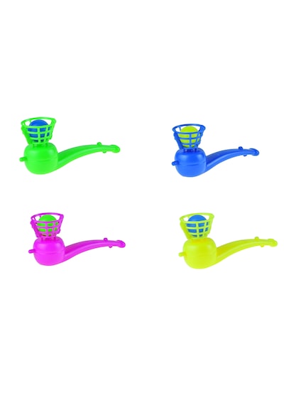 Üflemeli Oyuncak Uçan Top 4 Lü Set 10 Cm