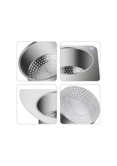 Kuğu Tasarımlı Paslanmaz Lavabo Drenaj Sepeti Gri