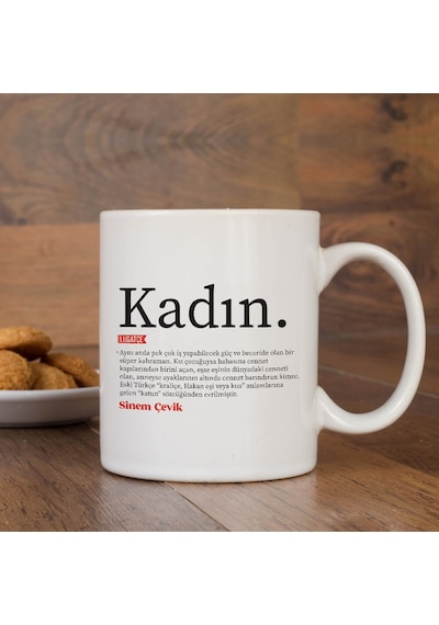 Lügatçe Kadın Isme Özel Kupa