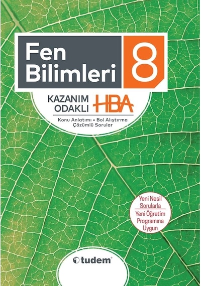 Tudem 8. Sınıf Fen Bilimler Kazanım Odaklı Hba