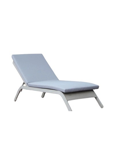 2 Adet Ermiya Fq9 Şezlong Minderi 180-55-5 Cm Su Geçirmez Fermuar
